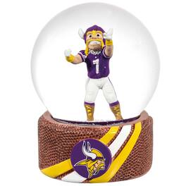 Evergreen Enterprises - Minnesota Vikings 100mm Mascot Glass Water Globe - Multicolor