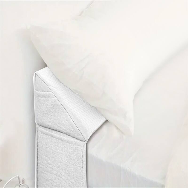 Angle. TinyHomie - Air layer fabric gap pillow white Diamond shaped pocket 13724515cm - White.