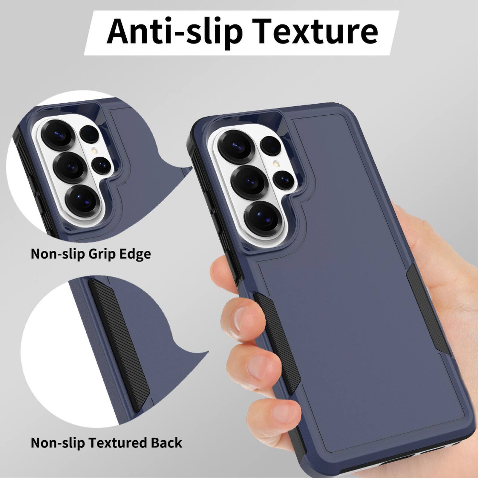 Anti-slip Texture

Non-slip Grip Edge

Non-slip Textured Back
