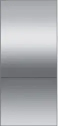Fisher & Paykel - 36" Bottom Mount Column Door Panels, Right Hinge (Handles not Included) - Stainless Steel - Front_Zoom