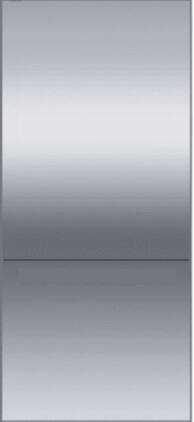 Fisher & Paykel - 36" Bottom Mount Column Door Panels, Right Hinge (Handles not Included) - Stainless Steel