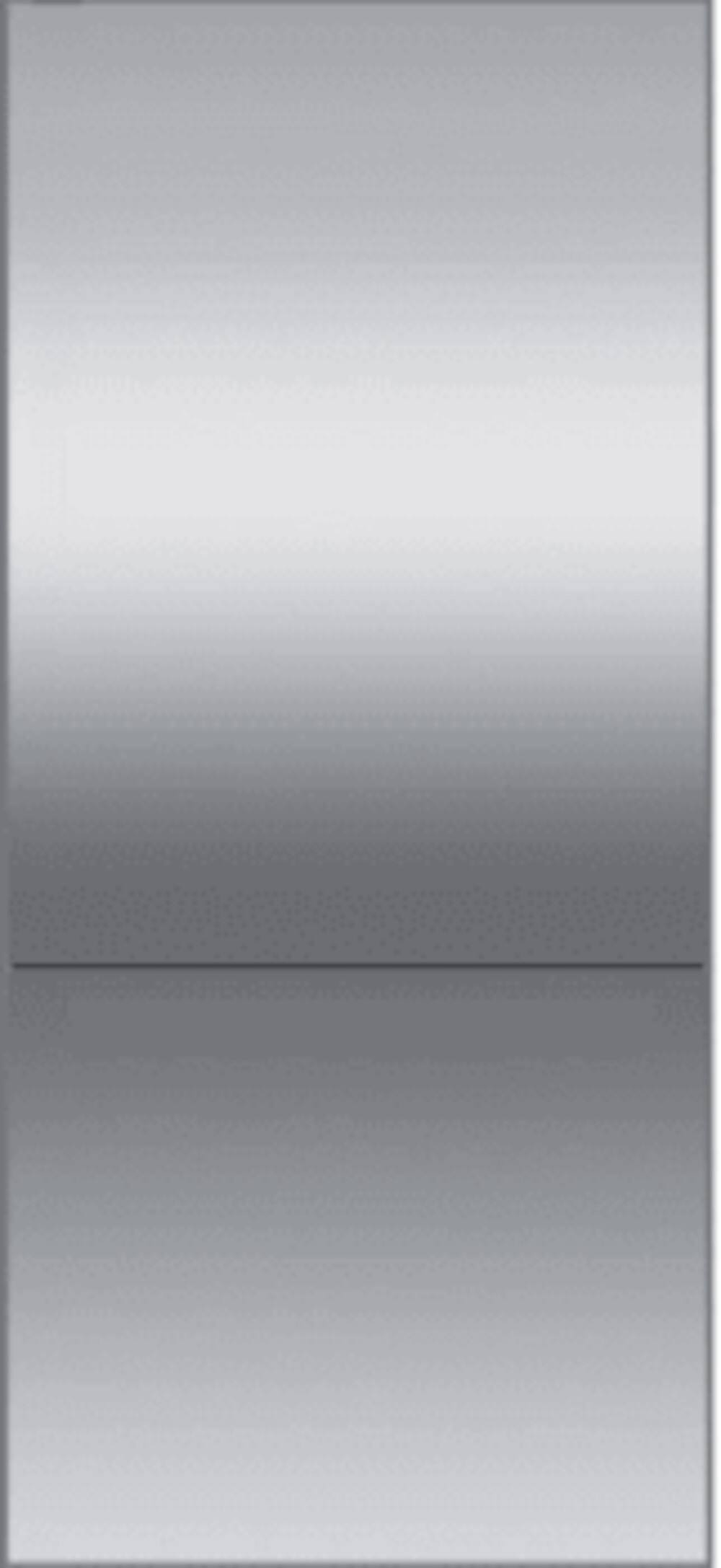 Front. Fisher & Paykel - 36" Bottom Mount Column Door Panels, Right Hinge (Handles not Included) - Stainless Steel.