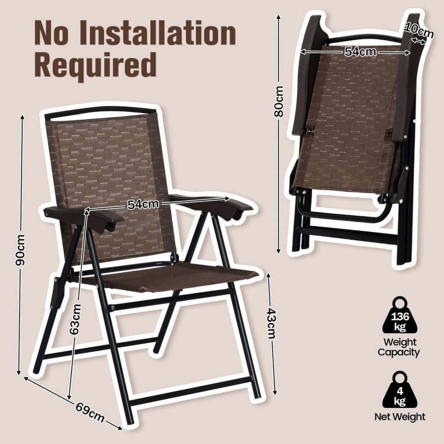 No Installation Required

- 80cm
- 54cm
- 10cm
- 54cm
- 90cm
- 63cm
- 43cm
- 69cm

Weight Capacity: 136 kg

Net Weight: 4 kg