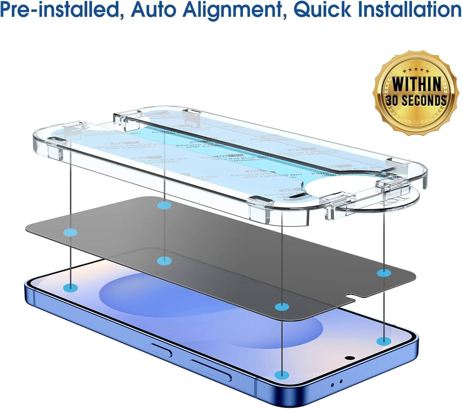 Pre-installed, Auto Alignment, Quick Installation  
WITHIN 30 SECONDS