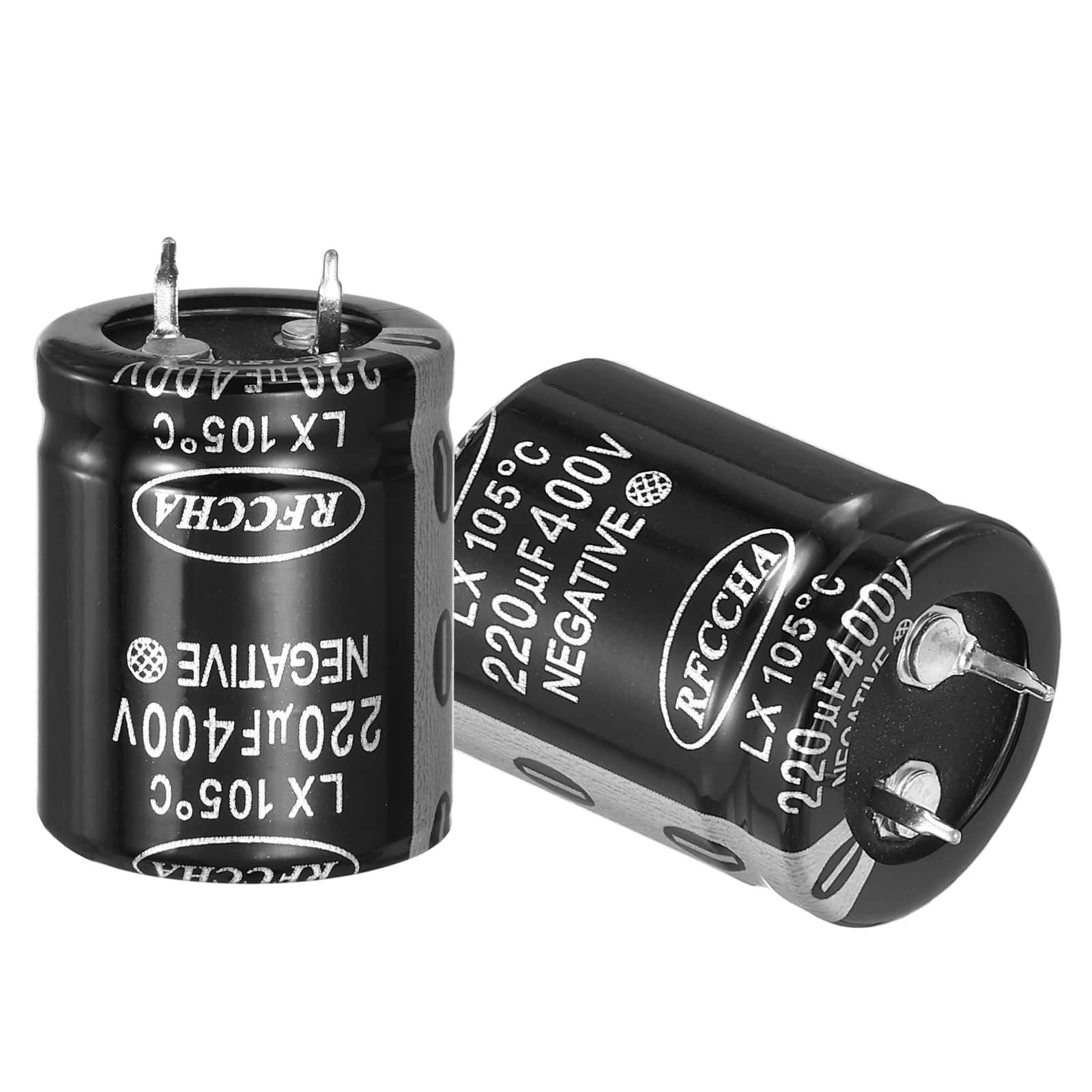 Unique Bargains - 400V 220uF Snap-in Electrolytic Capacitor, 2pcs, 31x25mm, for Audio/Filter/Appliances - Black price history on PriceWatchPro