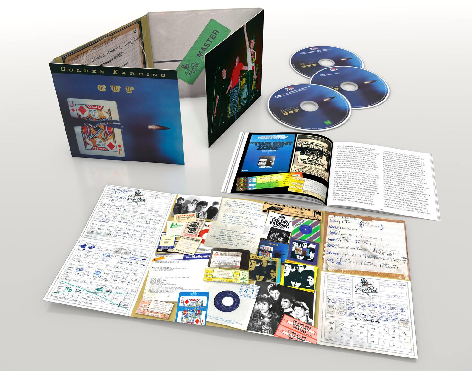 Golden Earring - Cut - Remastered & Expanded 2CD + PAL Region 0 Format DVD   - COMPACT DISCS price history on PriceWatchPro