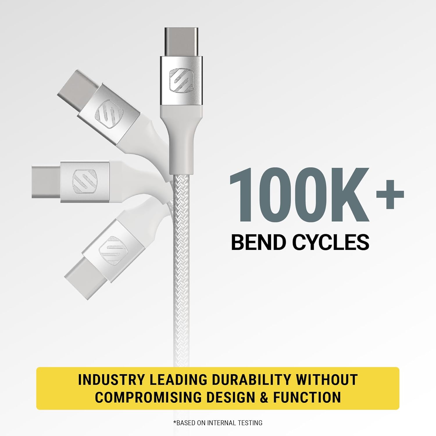 100K+ BEND CYCLES

INDUSTRY LEADING DURABILITY WITHOUT COMPROMISING DESIGN & FUNCTION

*BASED ON INTERNAL TESTING
