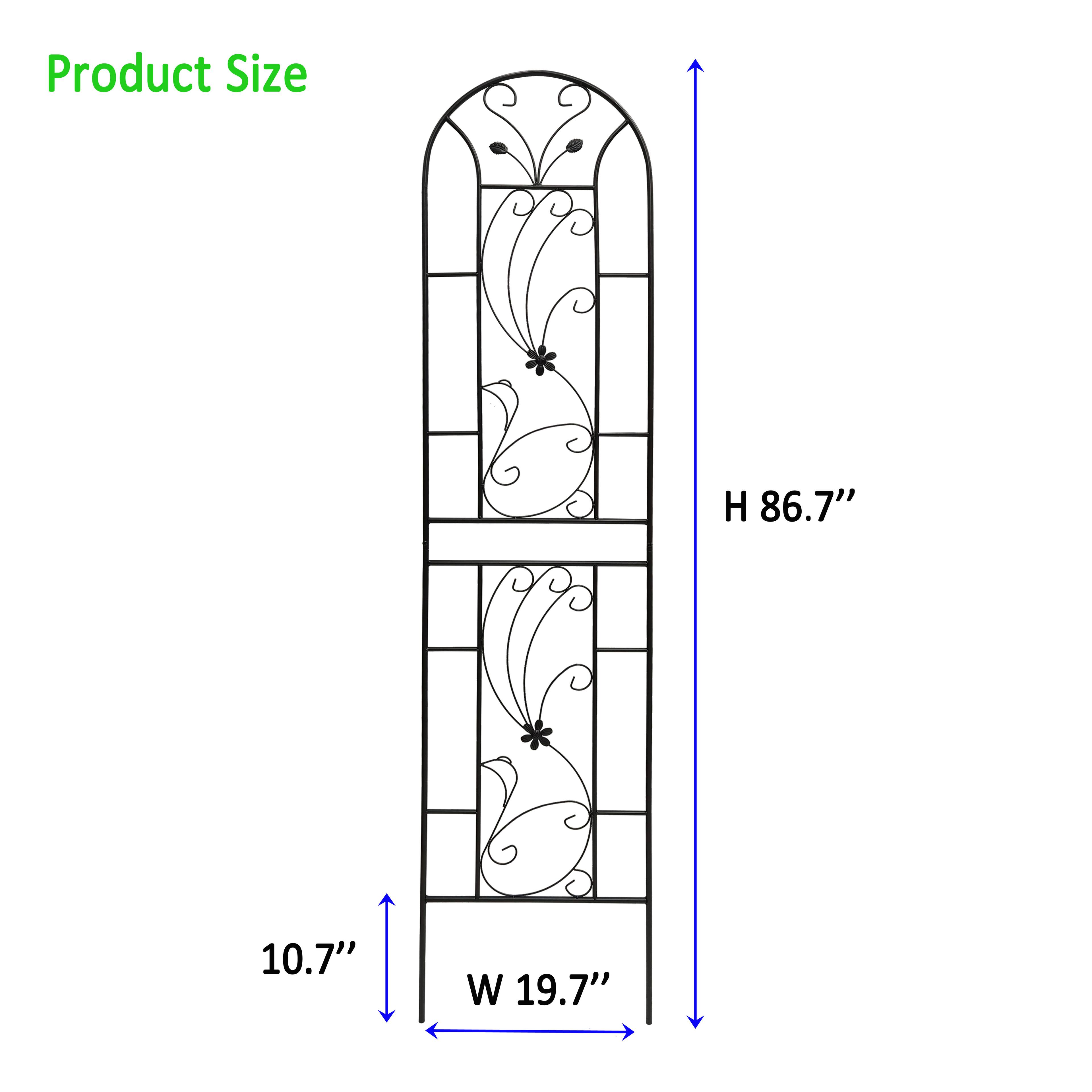 Product Size  
H 86.7"  
W 19.7"  
10.7"