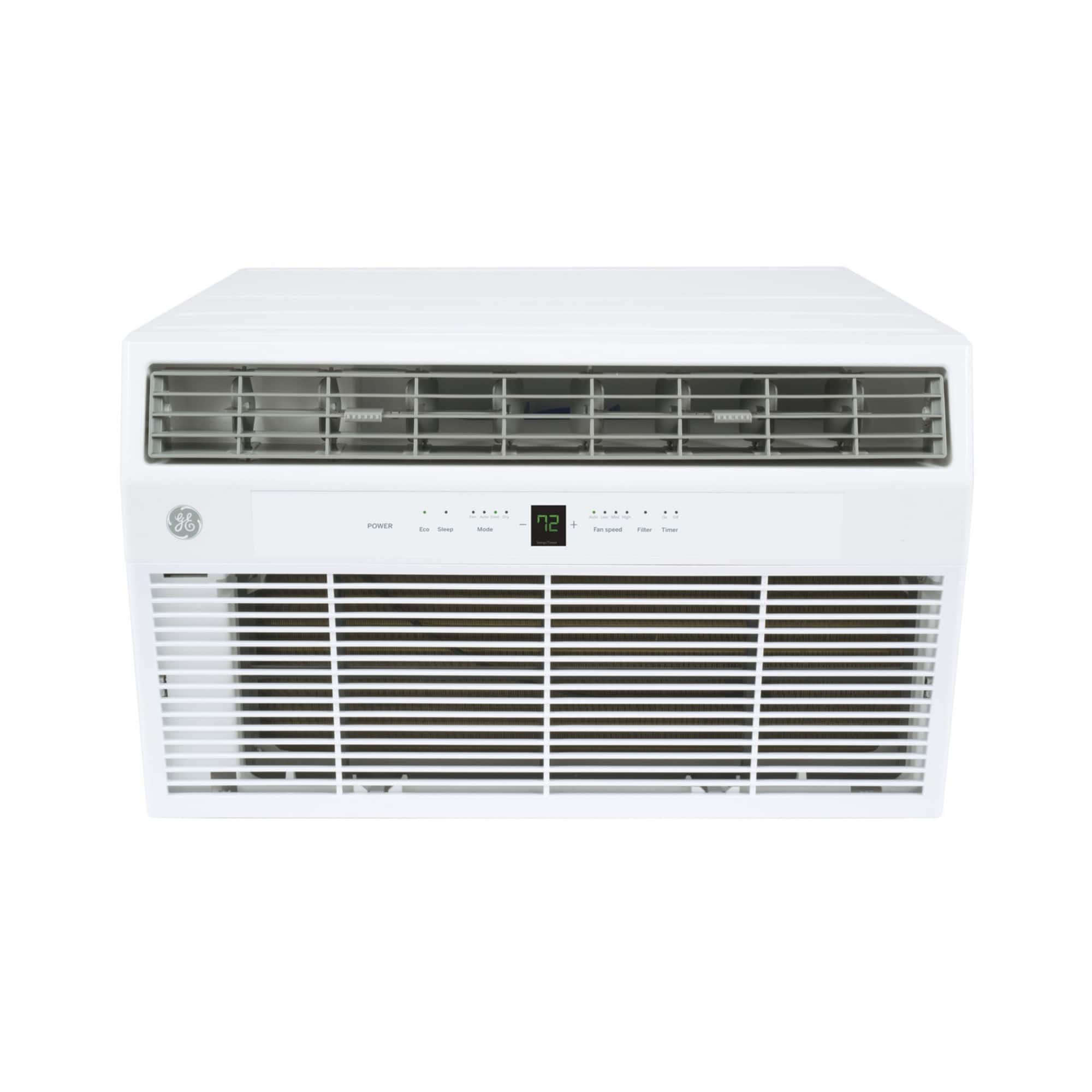 GE - 12,000 BTU Built-In Air Conditioner with 6-Way Adjustable Airflow (White)