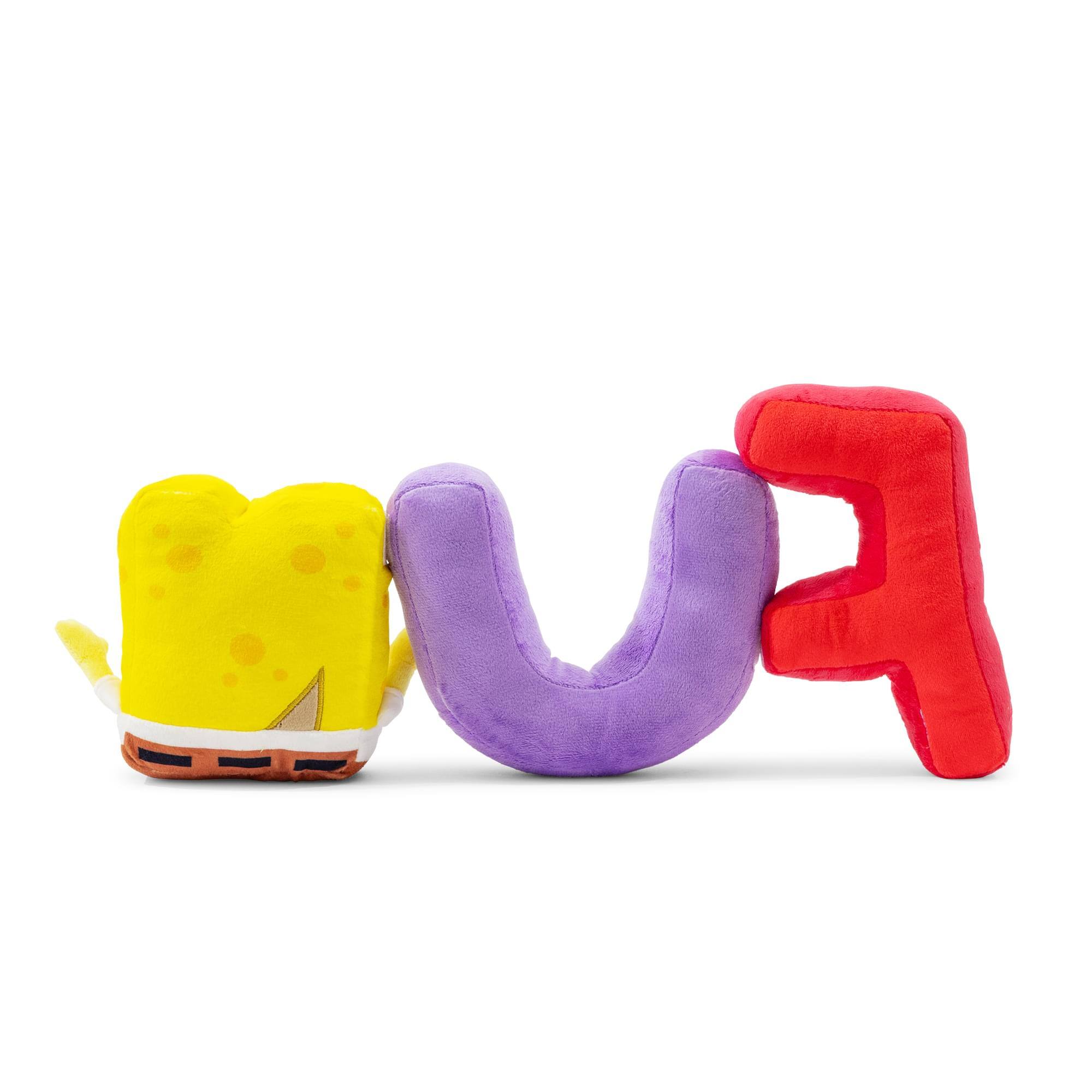 Alt View 2. Nickelodeon - Nickelodeon SpongeBob SquarePants "FUN" 10-Inch Plush - Yellow.