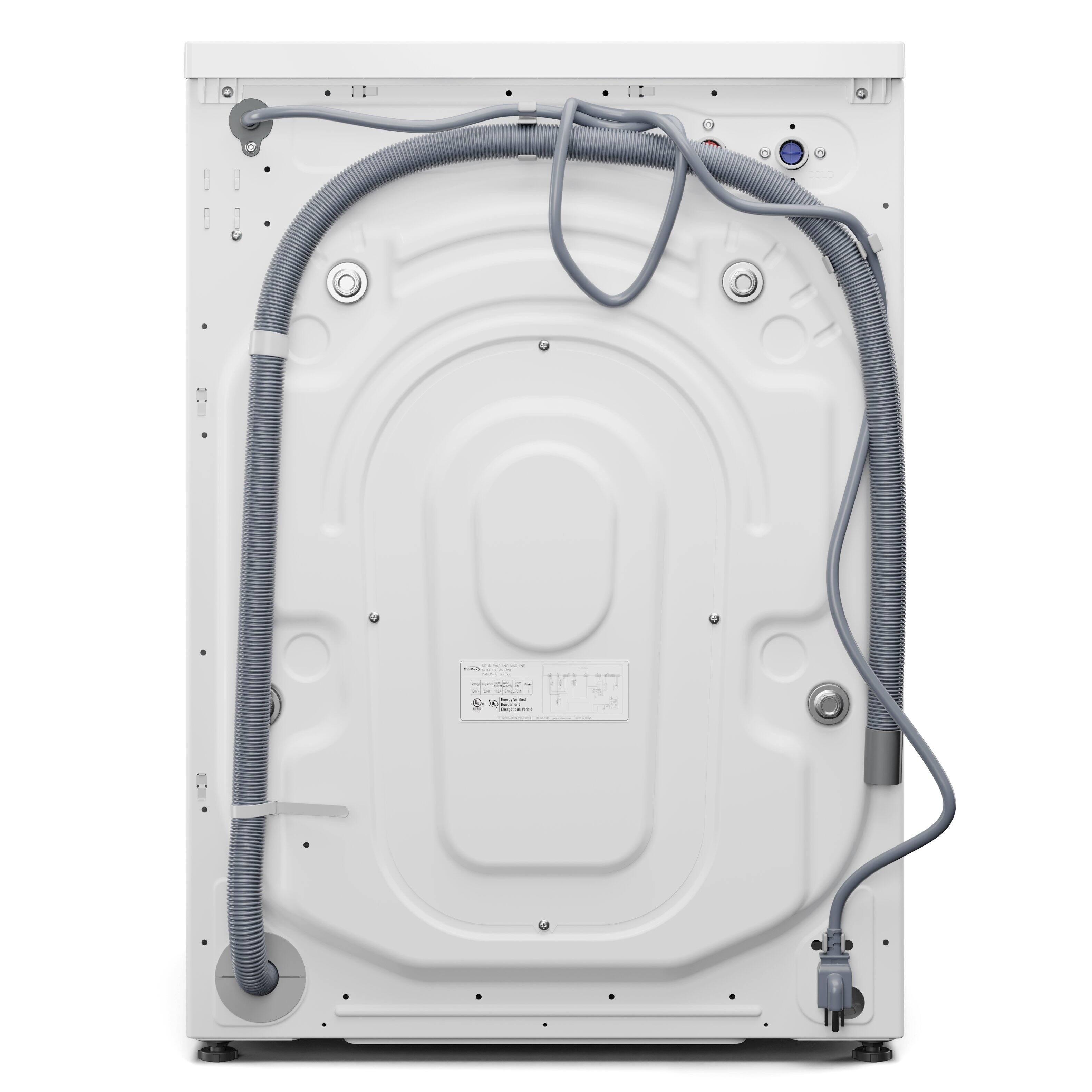 Alt View 8. Koolmore - 2.7 cu. ft. Stackable Front Load Compact Washing Machine in White, FLW-3CWH. - White.