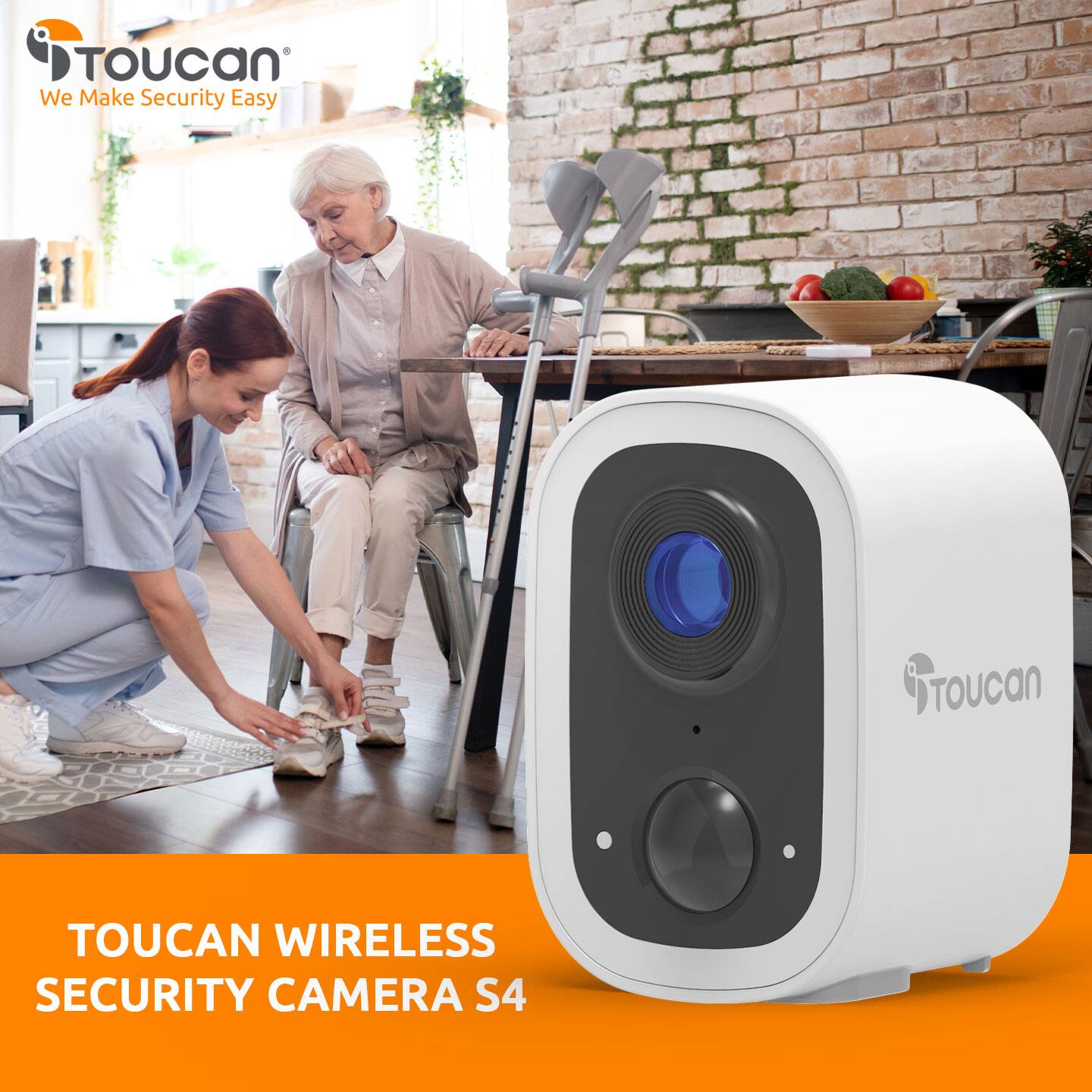 TOUCAN Wireless Security Camera S4

We Make Security Easy