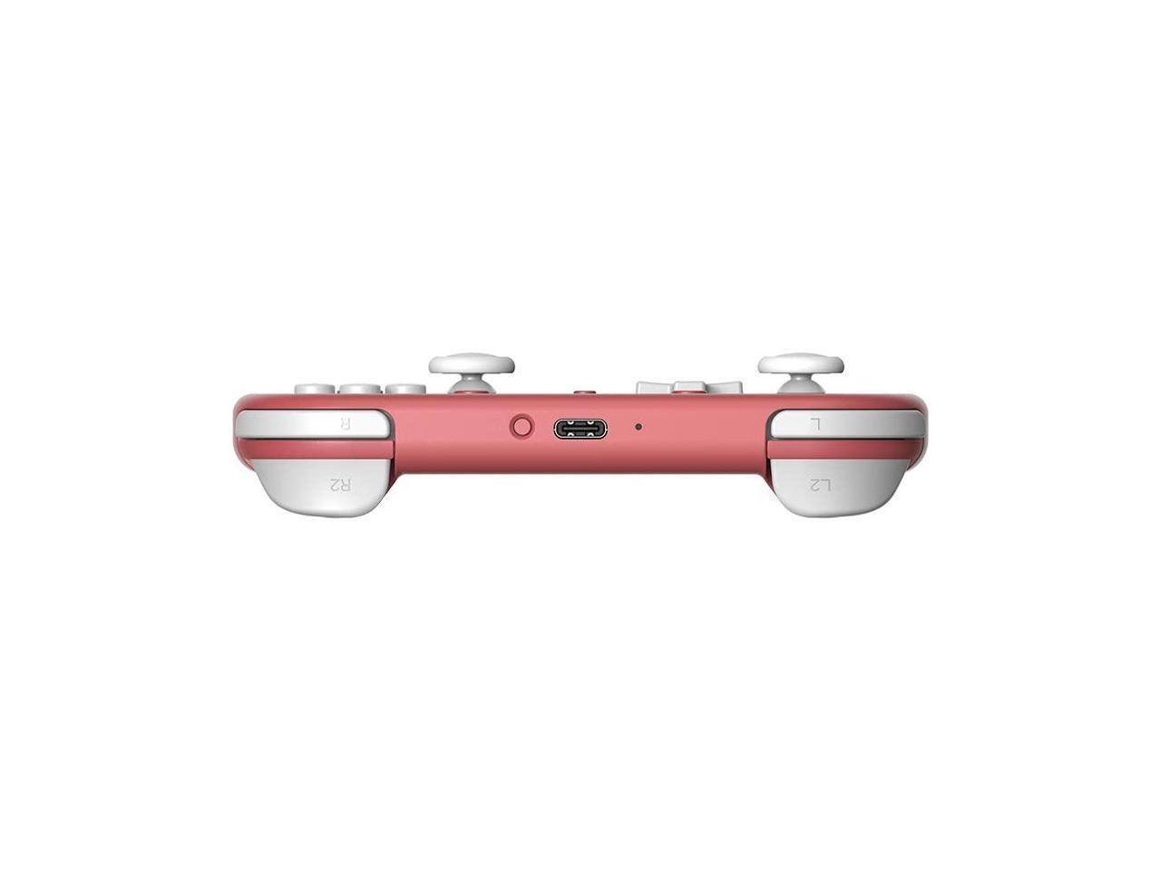Alt View 2. 8BitDo - 8Bitdo Lite 2 Bluetooth Wireless Gamepad for Switch, Android and Raspberry Pi - Pink - Pink.