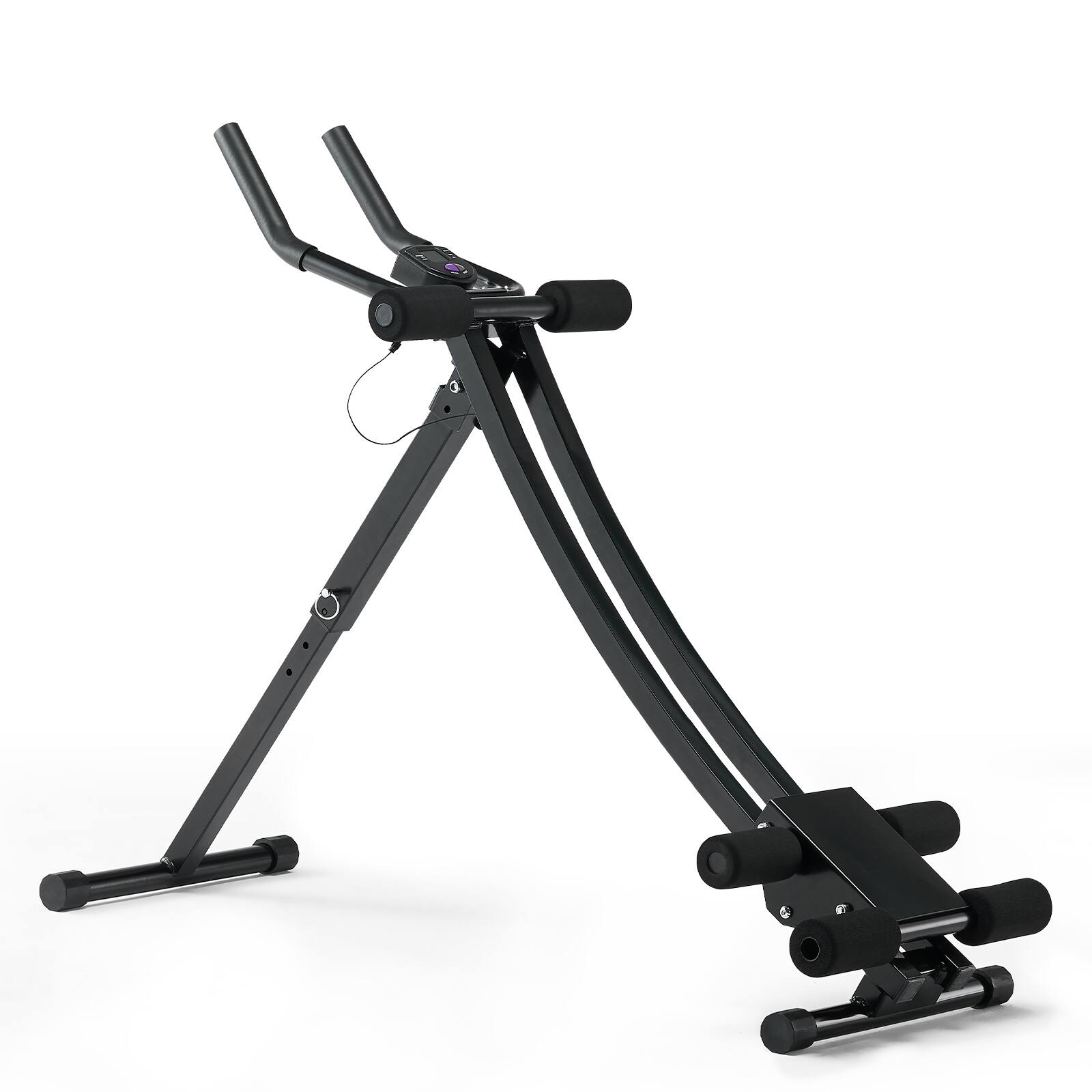 Alt View 5. VEVOR - AB Workout Machine, Ab Workout Equipment at Home Gym, Core & Abdominal Trainers - Black.