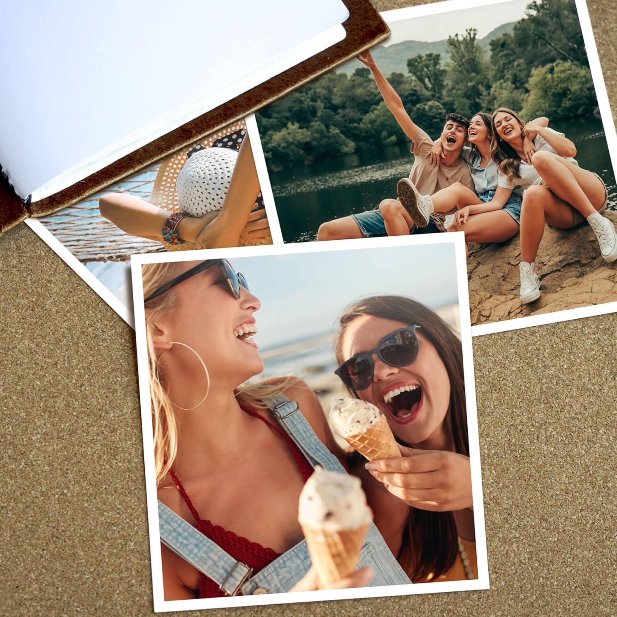 Alt View 14. HP - Sprocket 3.5 x 4.25” Zink Sticky-Backed Photo Paper (20 Pack) Compatible with HP Sprocket 3x4 Photobooth - White.