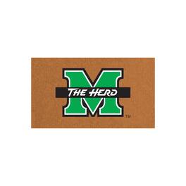 Evergreen Enterprises - Marshall Thundering Herd 28" x 16" Team Logo Outdoor Coir Mat - Multicolor