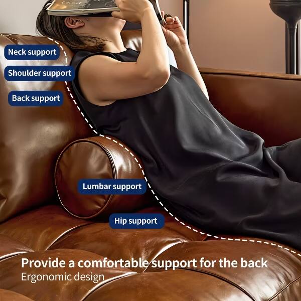 Neck support  
Shoulder support  
Back support  
Lumbar support  
Hip support  

Provide a comfortable support for the back  
Ergonomic design