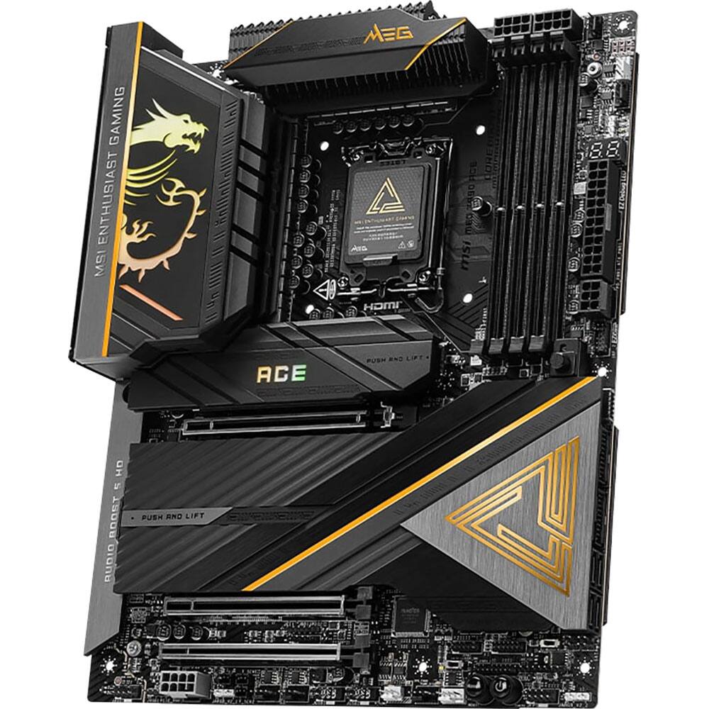 GAMING ENTHUSIAST  
MSI MEG  
ACE  
AUDIO BOOST 5.0  
PUSH AND LIFT  
MSI ENTHUSIAST GAMING