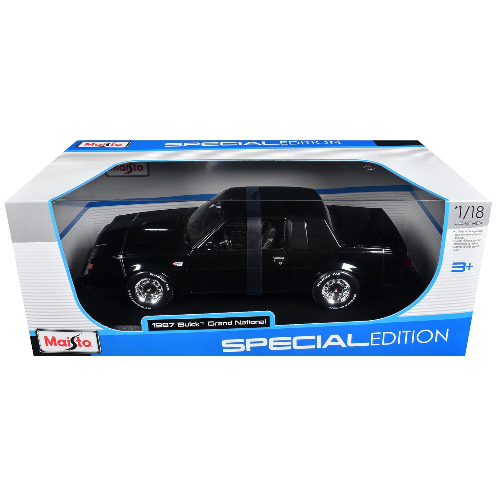 "1987 Buick Grand National Black ""Special Edition"" Series 1/18 Diecast Model Car by Maisto" price history on PriceWatchPro