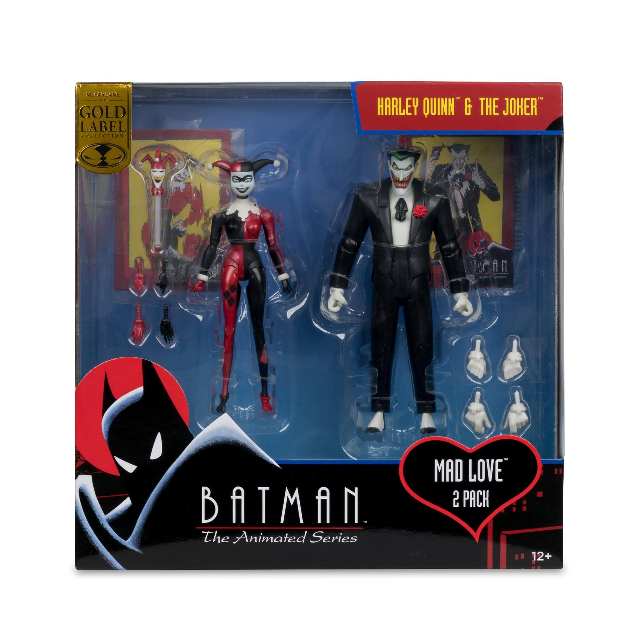 Mizargam Gold Label Collection: Harley Quinn & The Joker - Batman: The Animated Series "Mad Love" 2 Pack 12+