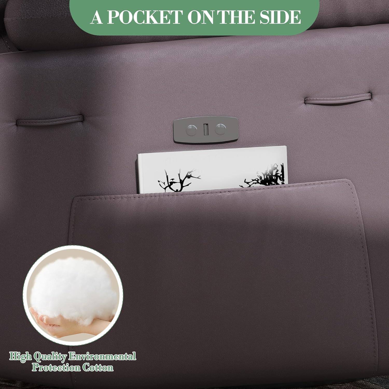 A POCKET ON THE SIDE

High Quality Environmental Protection Cotton