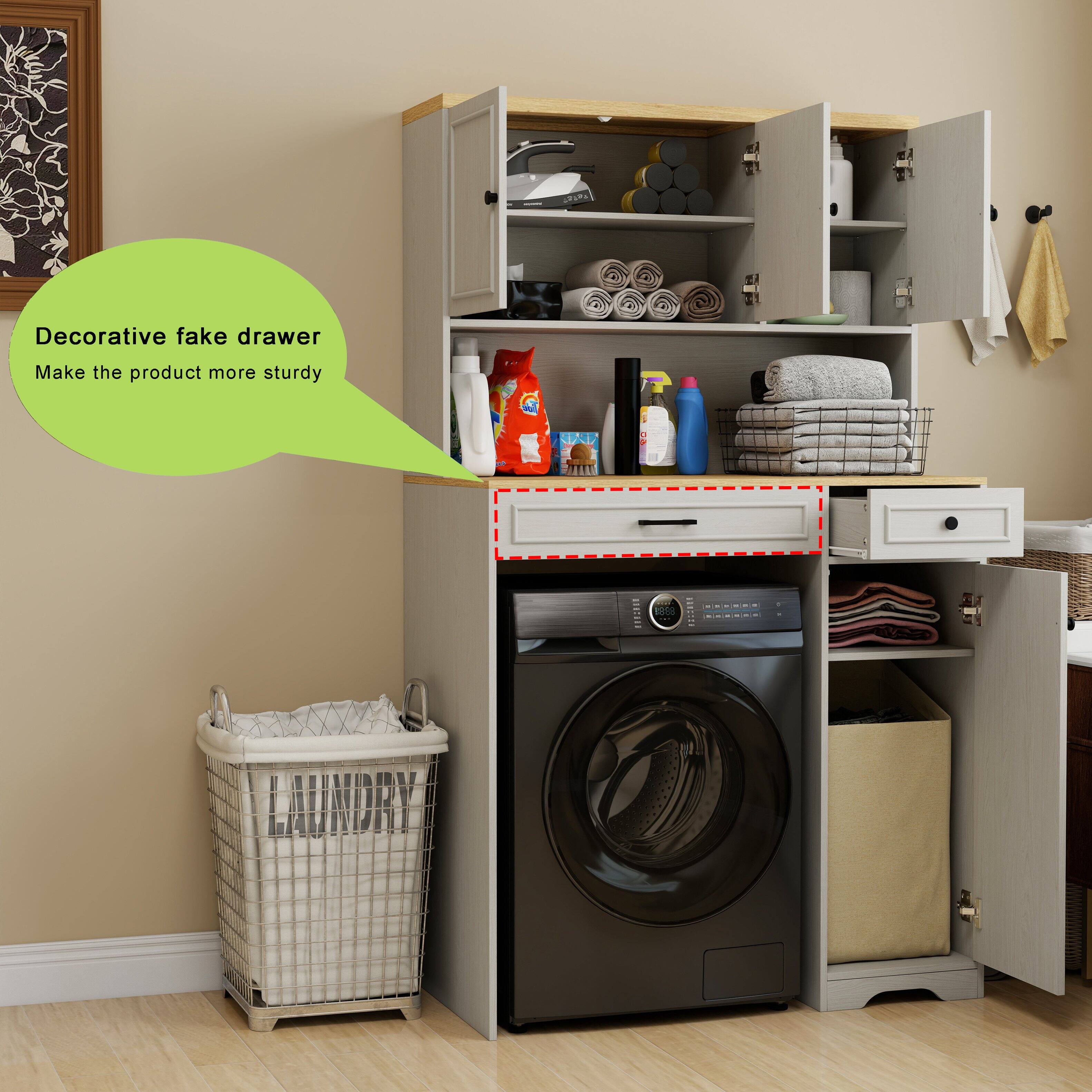 Decorative fake drawer  
Make the product more sturdy