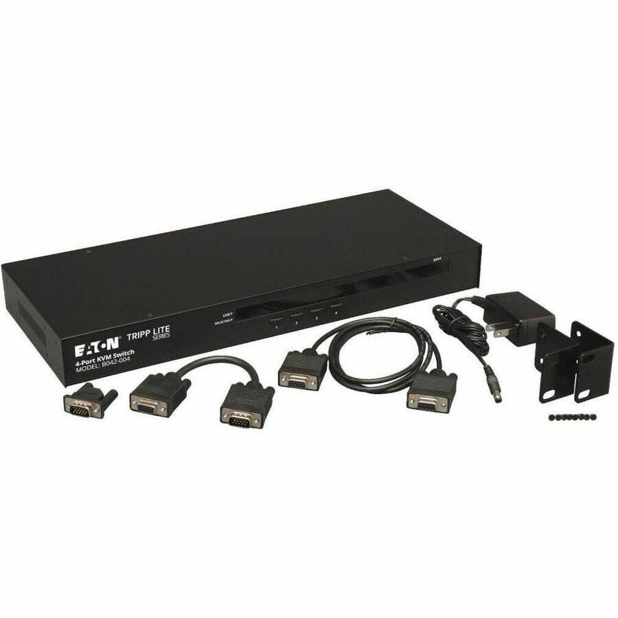 TRIPP LITE SERIES EATON KVM 8042-004 Switch 4-Port MODEL: MUCTAN