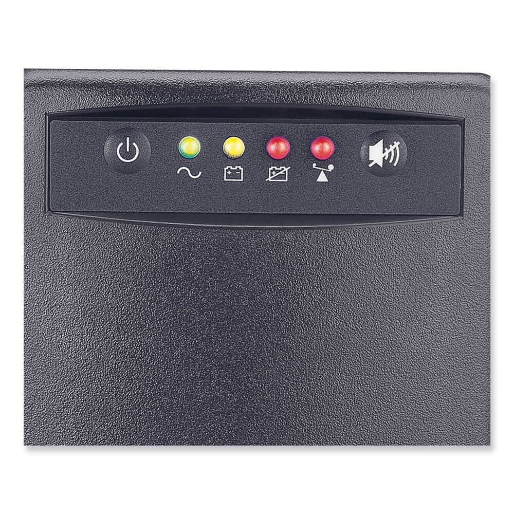 Left. Tripp Lite - Tripp Lite by Eaton UPS 1000VA 500W Battery Back Up Tower AVR 120V USB RJ45 8 outlet - Tower - 4 Hour Recharge - 3.50 - Black.