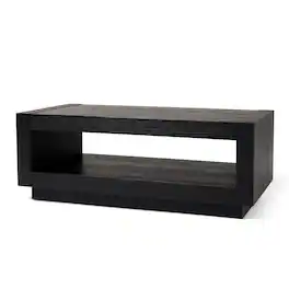 Maven Lane - Artemis Contemporary Wooden Coffee Table Finish - Refined Black