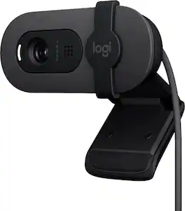 Logitech - Brio 100 1080p Full HD Webcam for Meetings and Streaming - Graphite