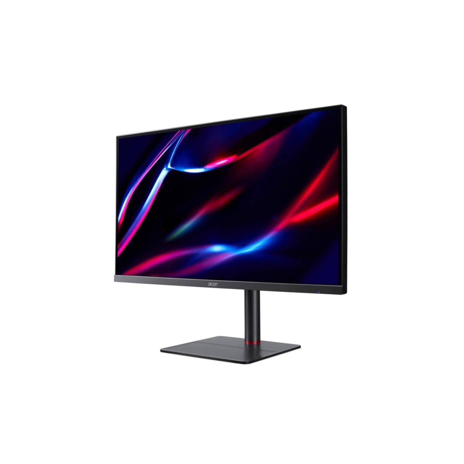 Angle. Acer - Nitro - 27" Monitor FullHD 3840x2160 60Hz VA 4ms 400Nit HDMI DisplayPort - Gray.
