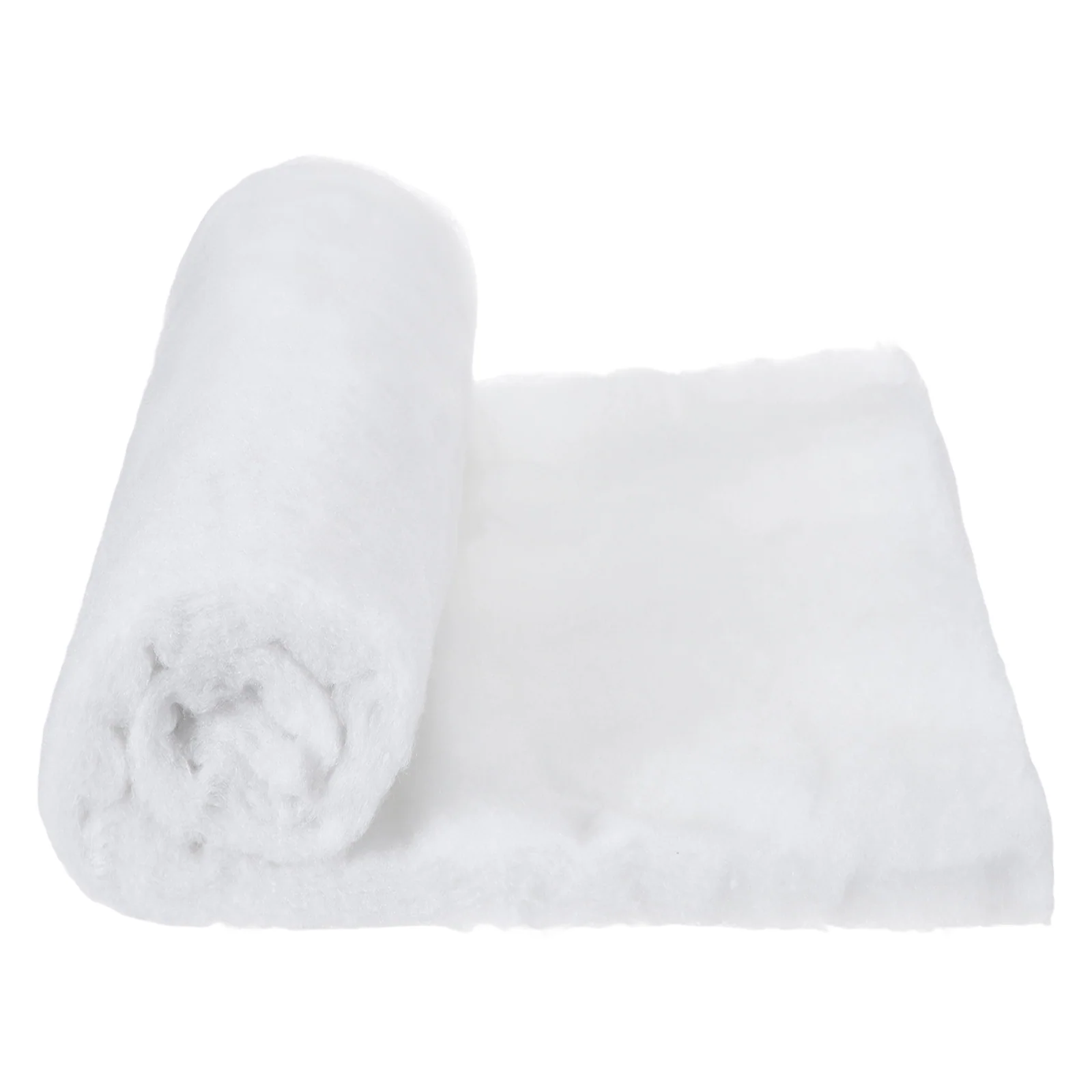 Front. Unique Bargains - Speaker Sound-Absorbing Cotton Polyester Fiber 100x120x8cm Flame Retardant Acoustic Insulation DIY HIFI - White.
