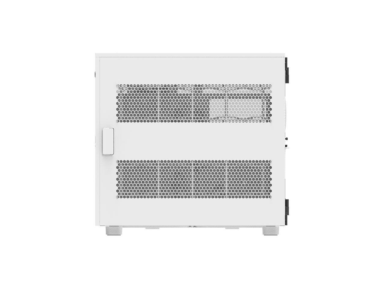 Alt View 4. Thermaltake - Thermaltake AX700 TG Snow Super Tower Chassis - Super Tower - Snow - Steel, SPCC, Tempered Glass - 20 x Bay - XL-ATX - Black.