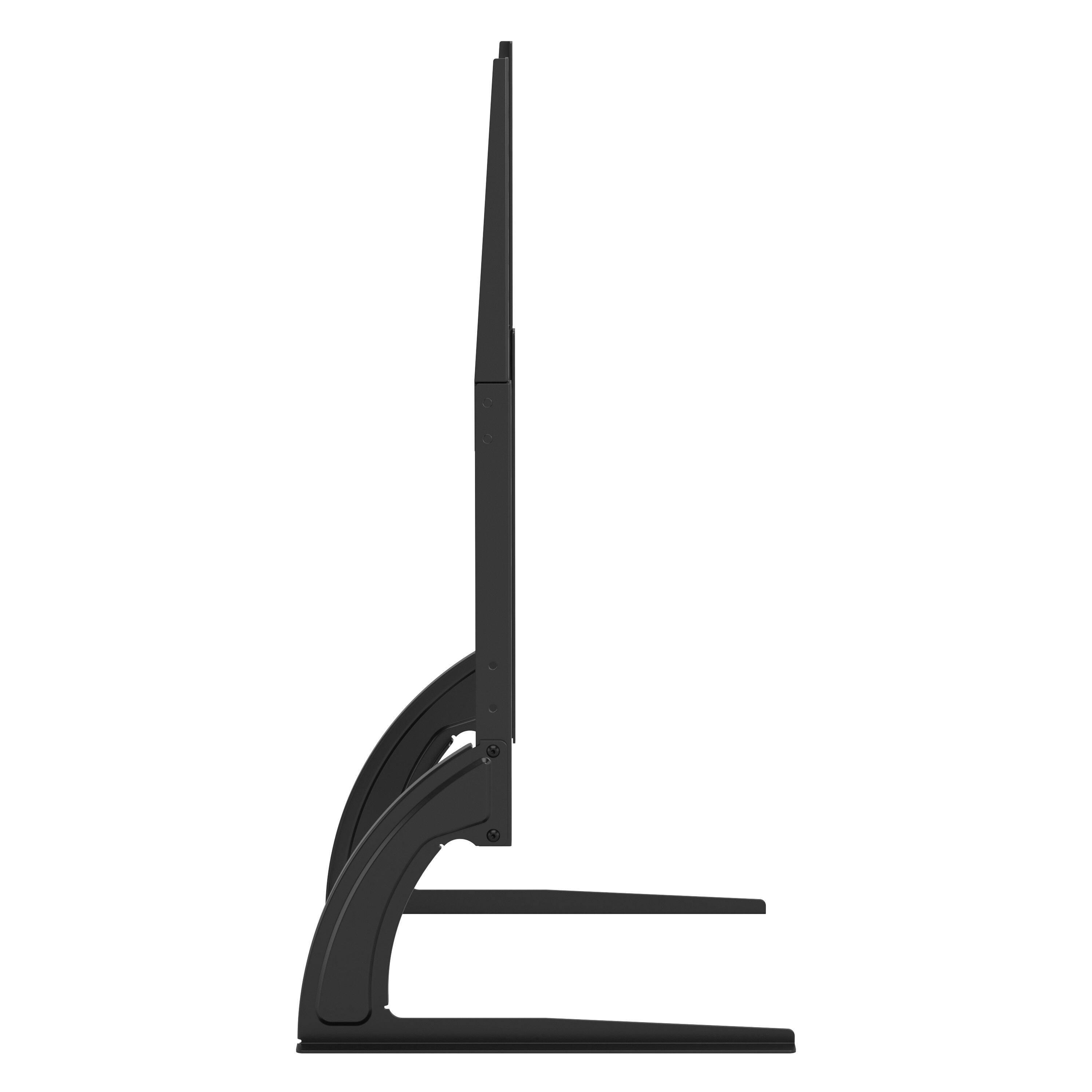 Left. CorLiving - CorLiving Base Stand for TV's up to 70" - Black.