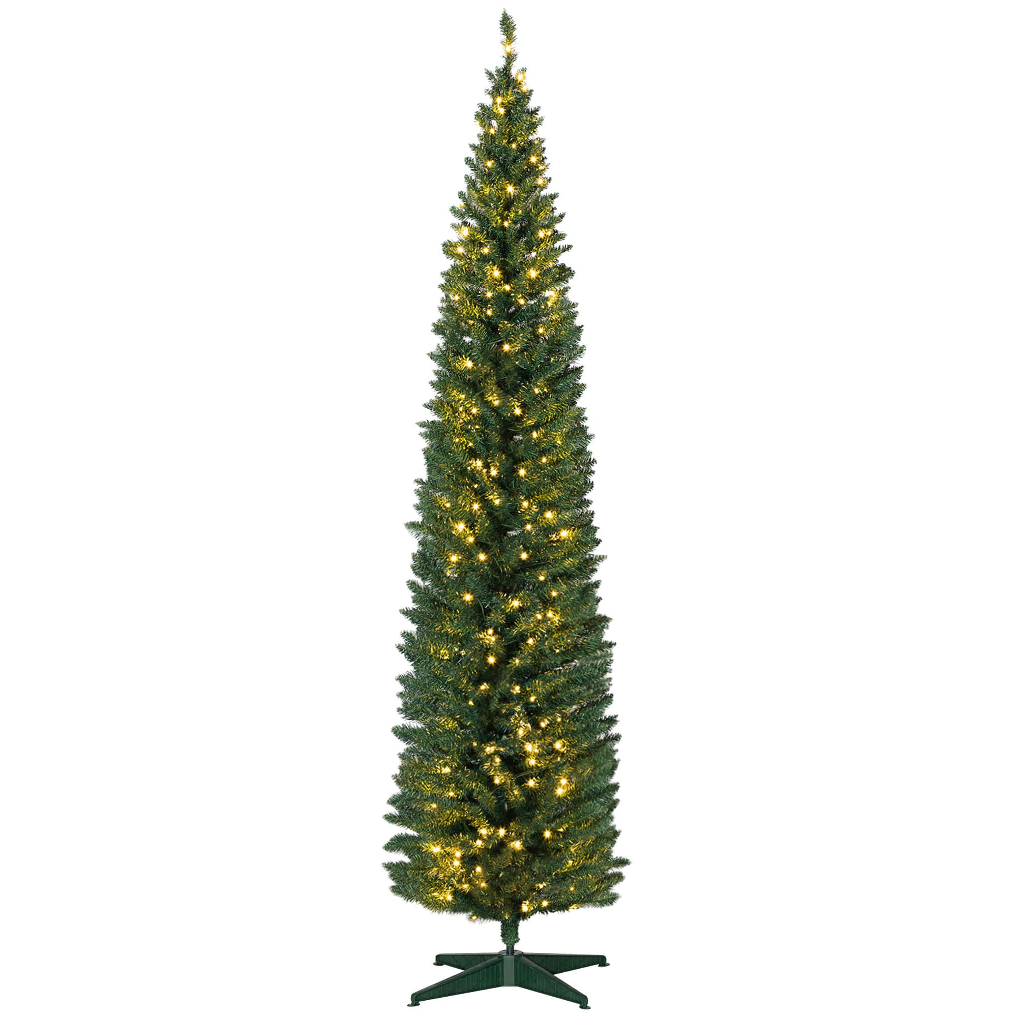 Homcom - Pencil Christmas Tree - Green