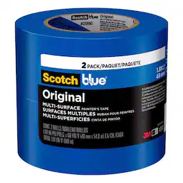 Scotch - ScotchBlue 1.88 in. W X 60 yd L Blue Medium Strength Painter's Tape 2 pk