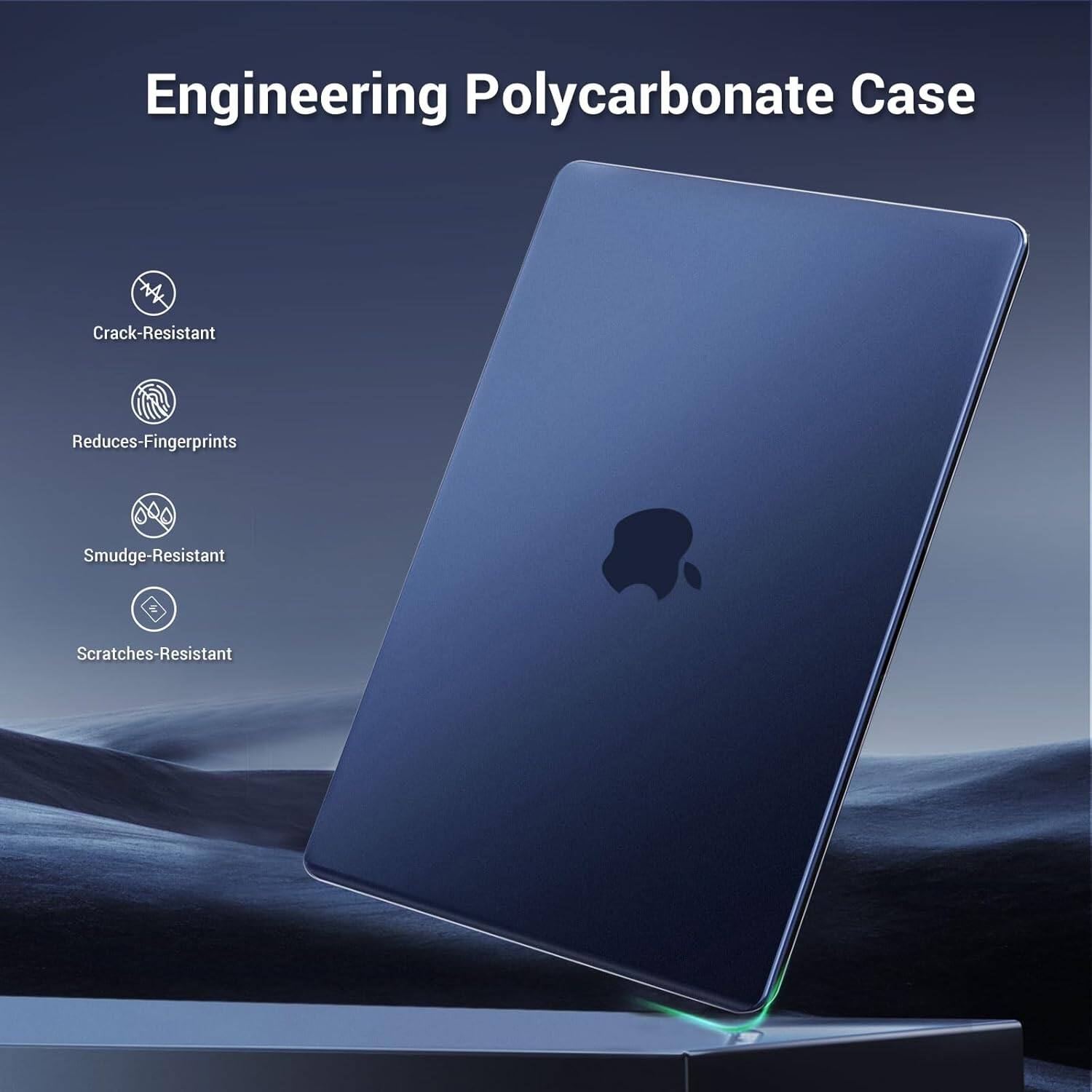Engineering Polycarbonate Case  
- Crack-Resistant  
- Reduces Fingerprints  
- Smudge-Resistant  
- Scratches-Resistant