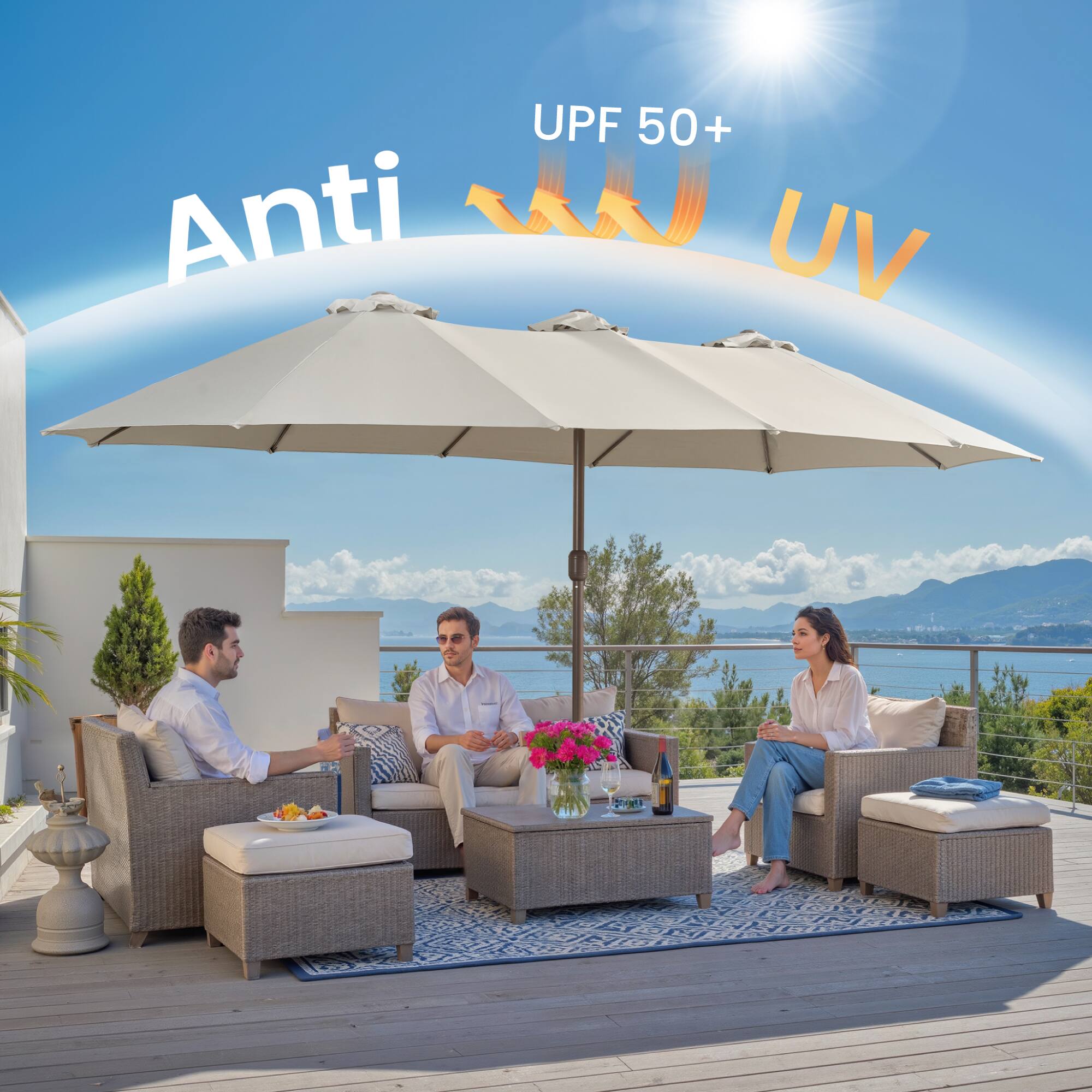 UPF 50+ Anti UV