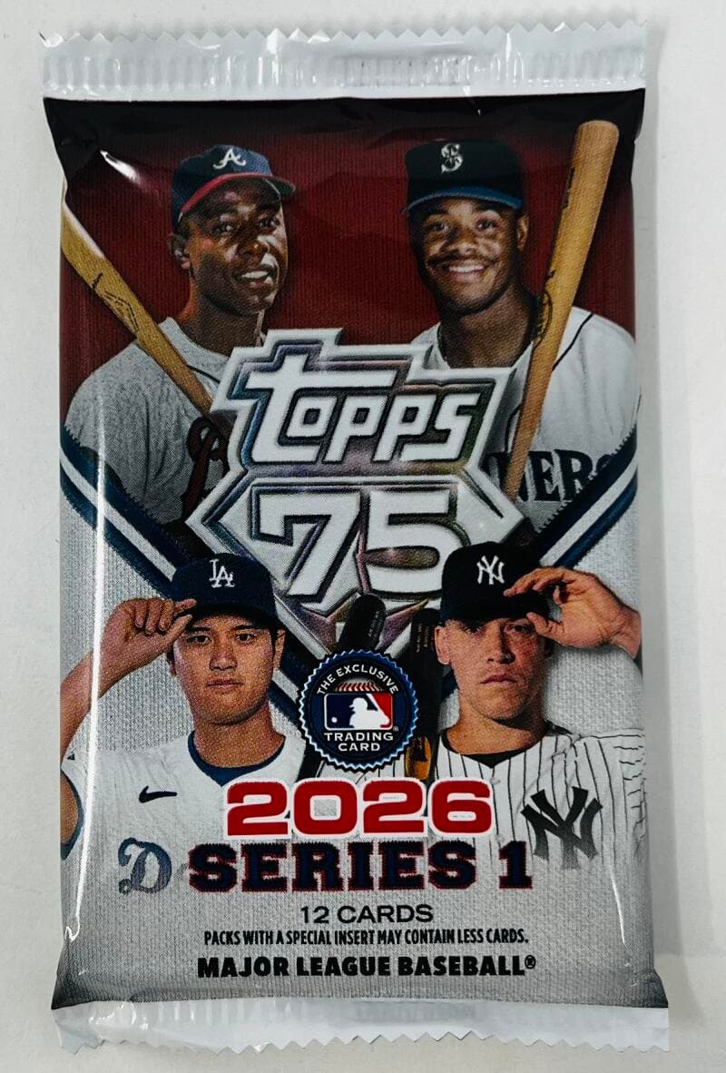 2026 Topps Series 1 Baseball 12-Card Pack price history on PriceWatchPro