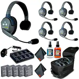 Eartec - UL5S UltraLITE 5-Person Headset System (USA) Bundle