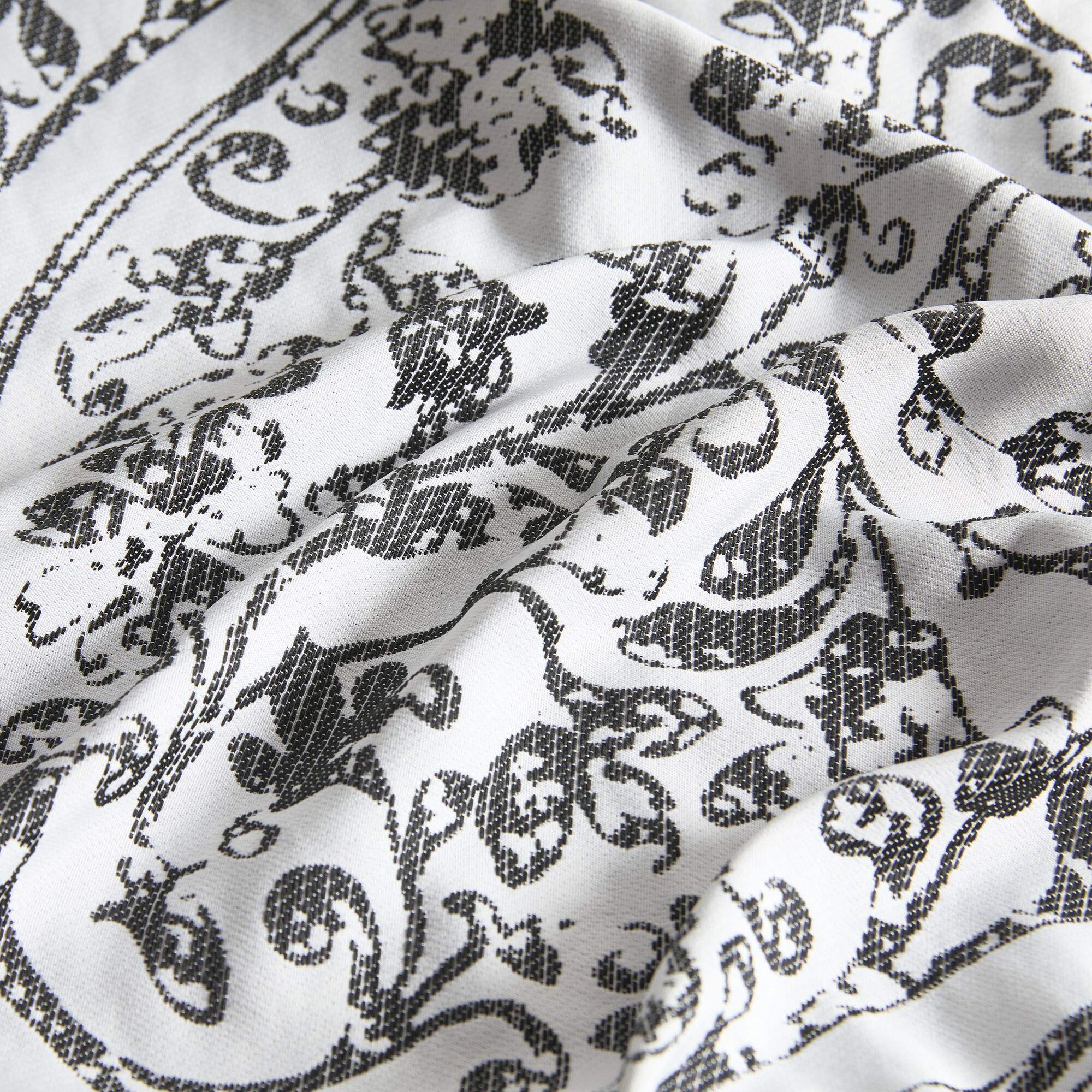 Back. Sweet Home Collection - Trieste 7 Piece Comforter & Decorative Pillow Set - King - Black.