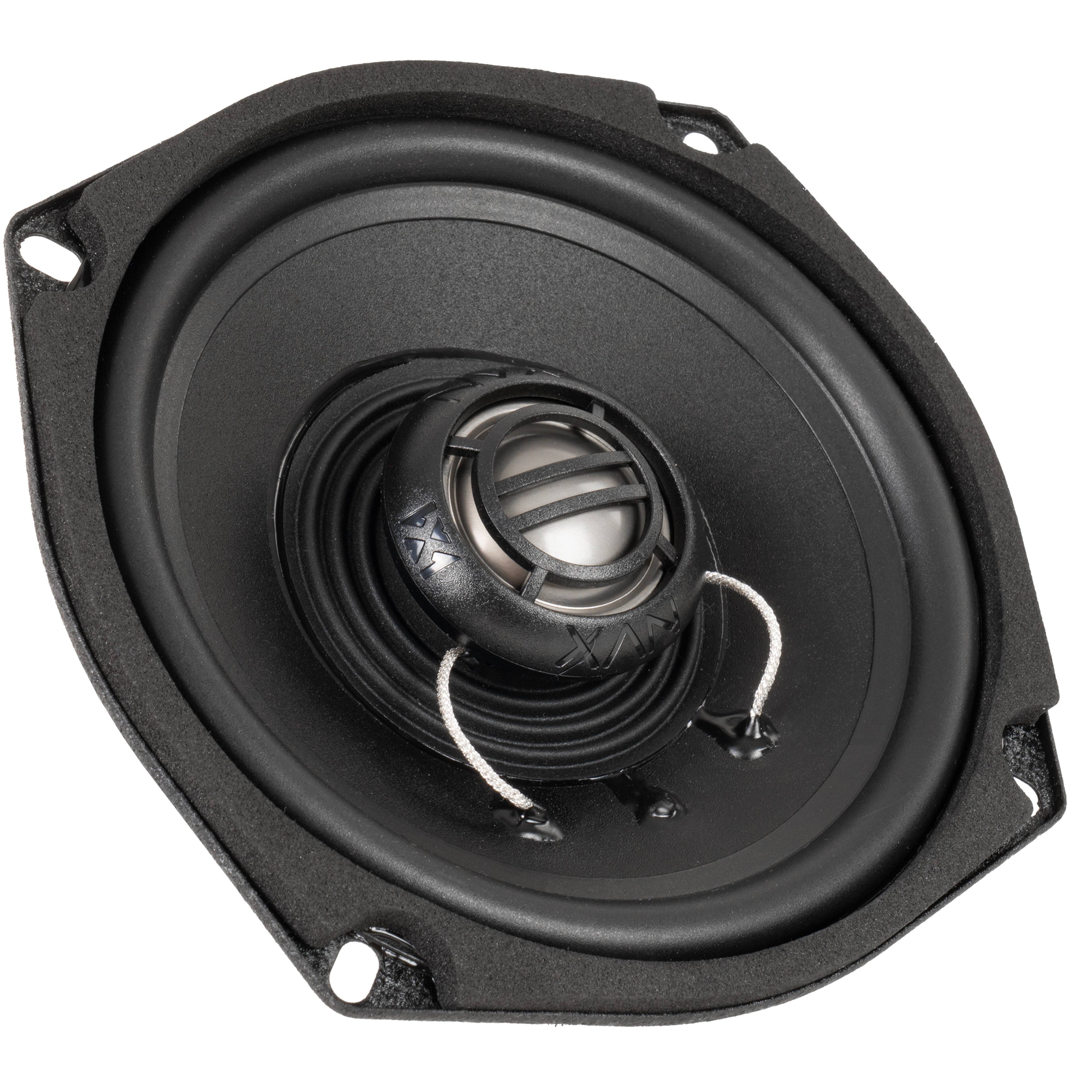 Back. NVX - XFHD5R 300W RMS 5.25in XF-Series 2-Ohm Rear Tour-Pak Speakers for Select 1998-2013 Harley-Davidson Touring Model.