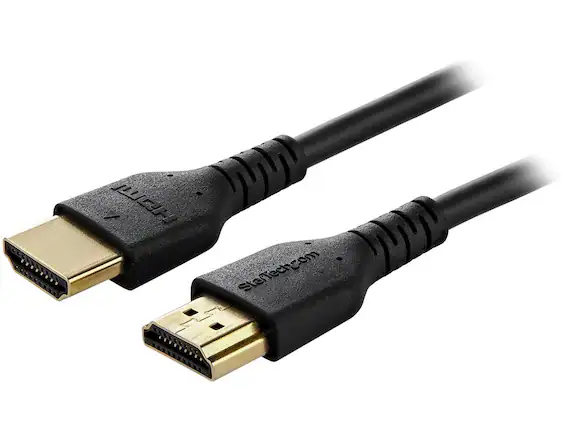 Front. StarTech.com - StarTech.com RHDMM1MP 1m HDMI 2.0 4K 60Hz Premium Cable with Ethernet.