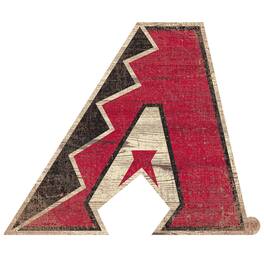 Fan Creations - Arizona Diamondbacks Distressed Logo Cutout Sign - Multicolor