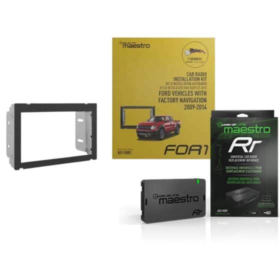 Maestro - iDatalink KITFOR1+ADSMRR Install and connect an iDatalink-ready aftermarket radio in select 2009-14 Ford vehicle - Black
