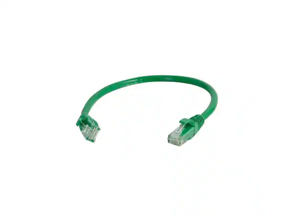 Front. Cables to Go - C2G 03991 Cat6 Cable - Snagless Unshielded Ethernet Network Patch Cable, Green (6 Feet, 1.82 Meters).