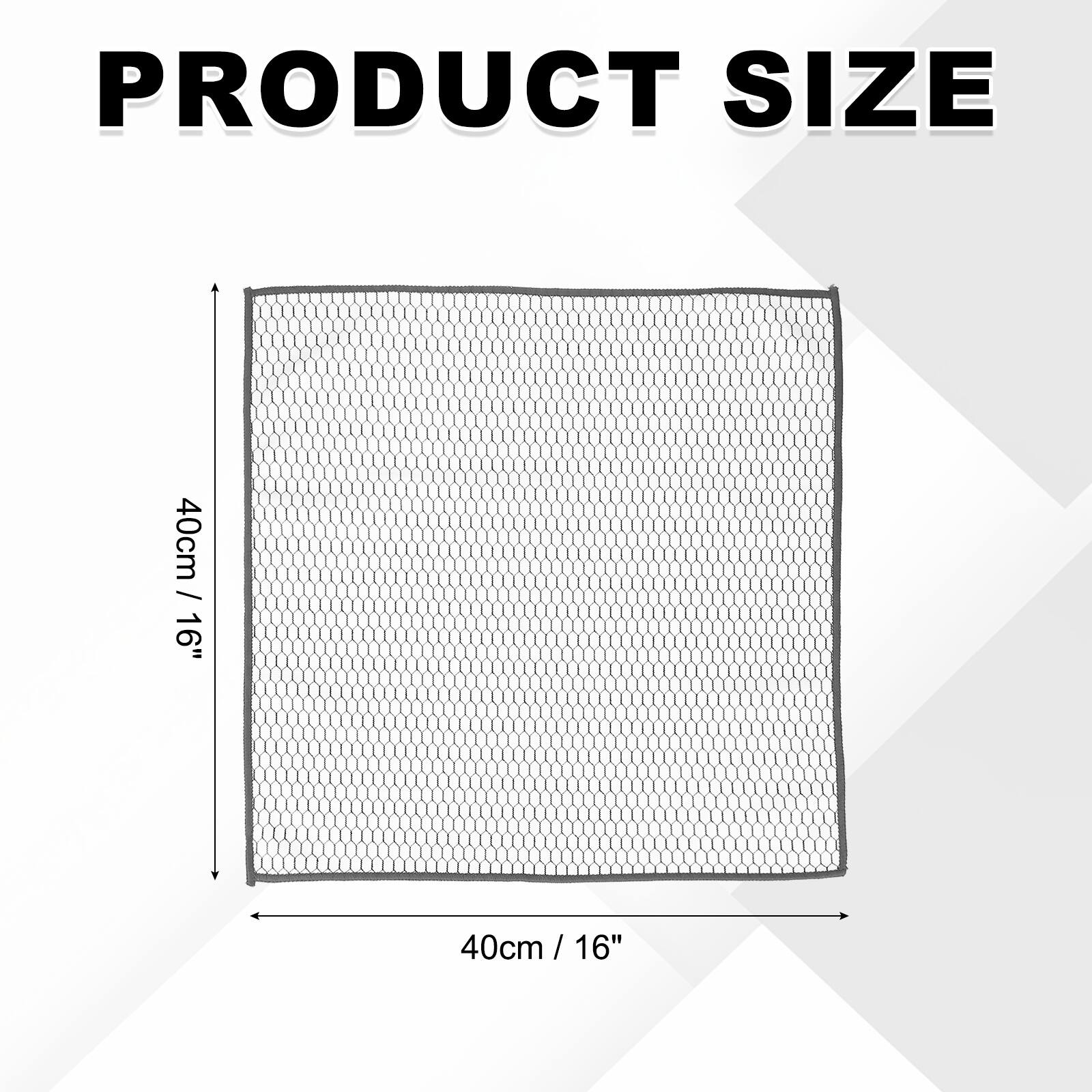 PRODUCT SIZE  
40cm / 16" x 40cm / 16"