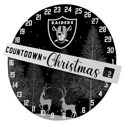 22 23 24 25 21 26 20 RAIDERS 27 19 28 18 29 30 COUNTDOWN TO Christmas 2 16 15 14 13 12 11 10 9 8 7 6 5 4 3 2 1