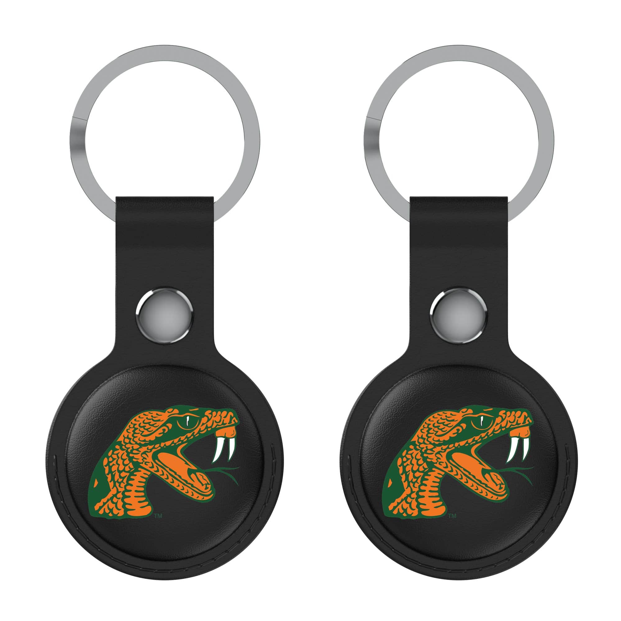 Keyscaper - Florida A&M Rattlers Two-Pack AirTag Holders - No Size - Black