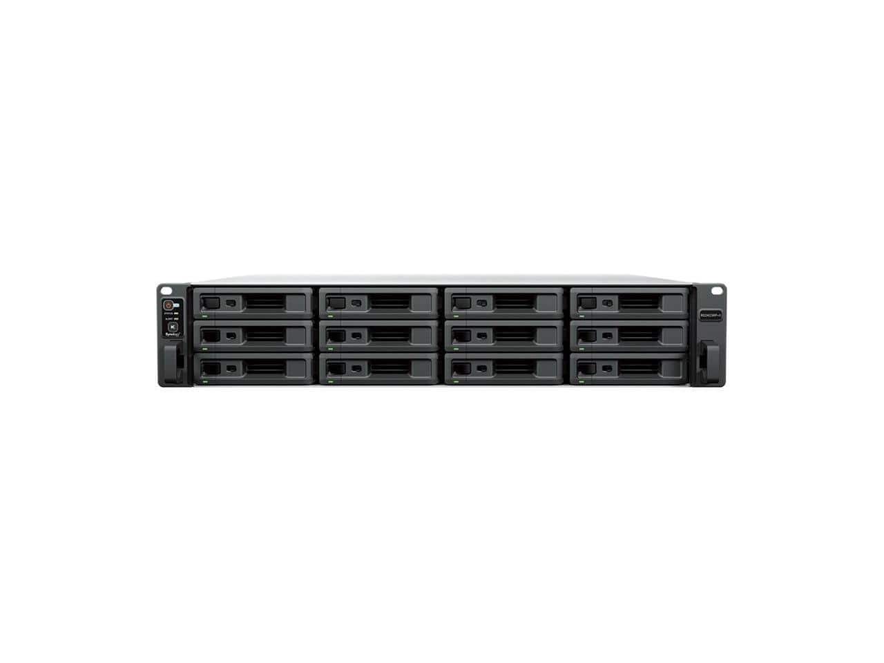 Synology - RackStation RS2423RP+II 12-Bay 2U NAS Enclosure - Redundant PSU -Diskless